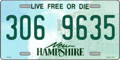 NH license plate 3069635
