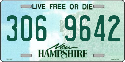 NH license plate 3069642
