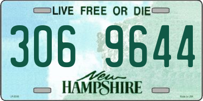 NH license plate 3069644