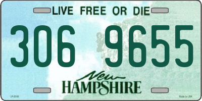 NH license plate 3069655