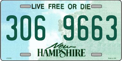 NH license plate 3069663