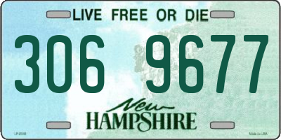 NH license plate 3069677