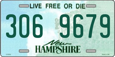 NH license plate 3069679