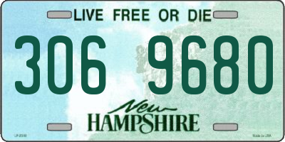 NH license plate 3069680
