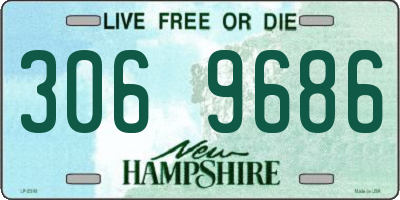 NH license plate 3069686