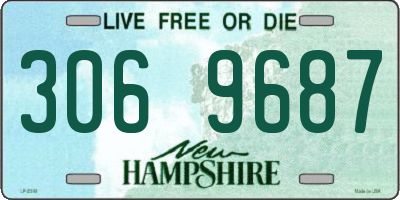 NH license plate 3069687