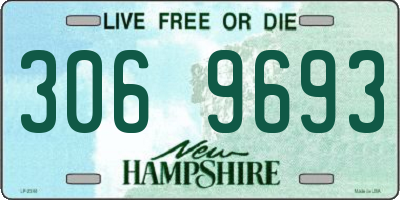 NH license plate 3069693