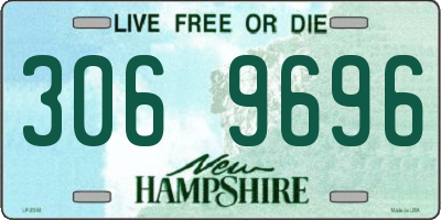 NH license plate 3069696