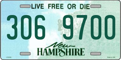 NH license plate 3069700