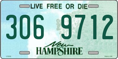 NH license plate 3069712