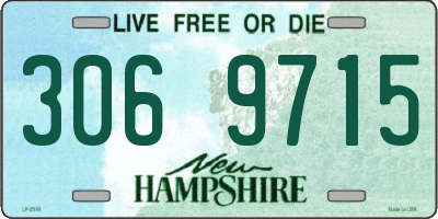 NH license plate 3069715