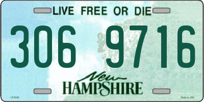 NH license plate 3069716