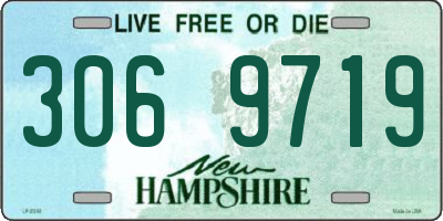 NH license plate 3069719