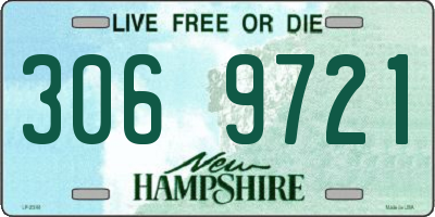 NH license plate 3069721