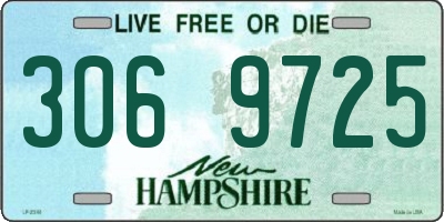 NH license plate 3069725