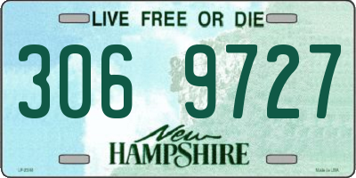 NH license plate 3069727