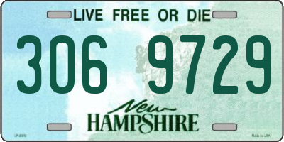NH license plate 3069729