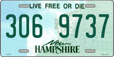 NH license plate 3069737