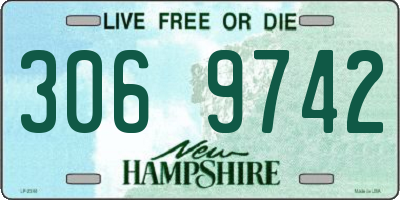 NH license plate 3069742
