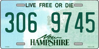 NH license plate 3069745