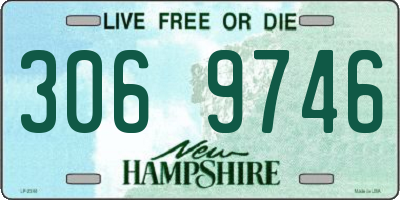 NH license plate 3069746