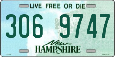 NH license plate 3069747