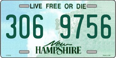 NH license plate 3069756