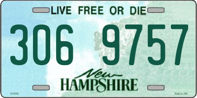NH license plate 3069757