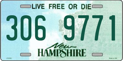 NH license plate 3069771