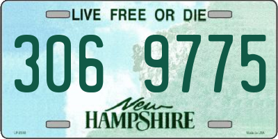 NH license plate 3069775