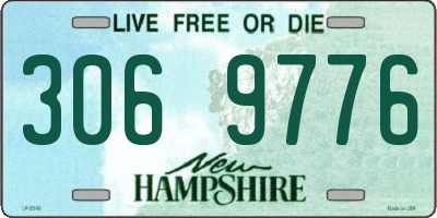 NH license plate 3069776