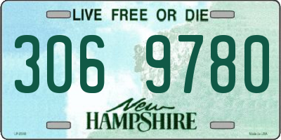 NH license plate 3069780