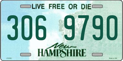 NH license plate 3069790