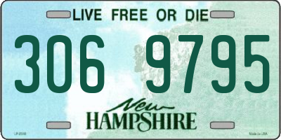 NH license plate 3069795