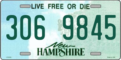 NH license plate 3069845