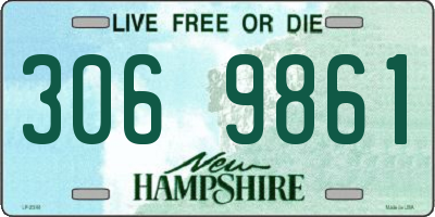 NH license plate 3069861