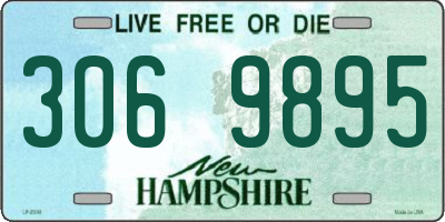 NH license plate 3069895