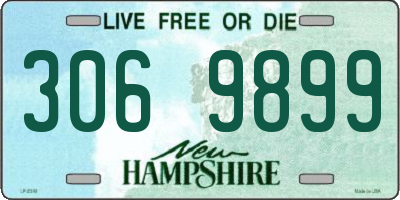 NH license plate 3069899