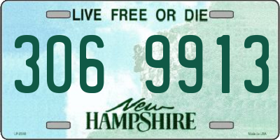 NH license plate 3069913