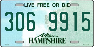 NH license plate 3069915