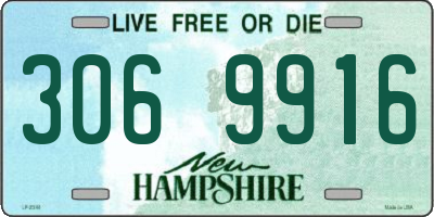 NH license plate 3069916
