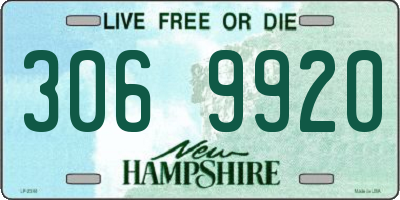 NH license plate 3069920