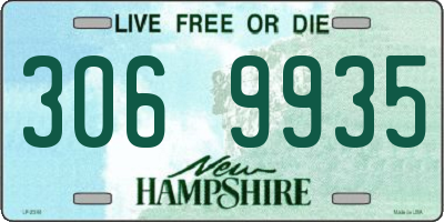 NH license plate 3069935