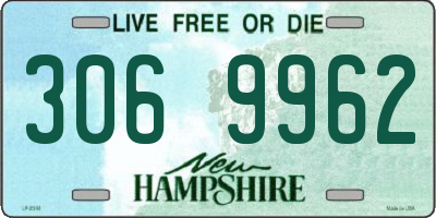 NH license plate 3069962