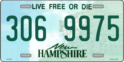 NH license plate 3069975