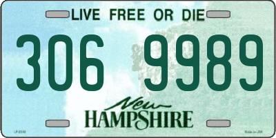 NH license plate 3069989