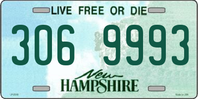 NH license plate 3069993