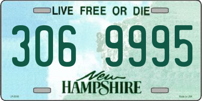 NH license plate 3069995