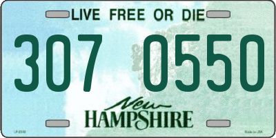 NH license plate 3070550