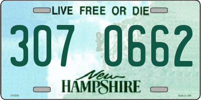 NH license plate 3070662
